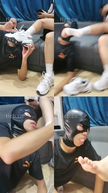 【草莓奶昔】运动鞋白袜裸足深喉【双视角版】