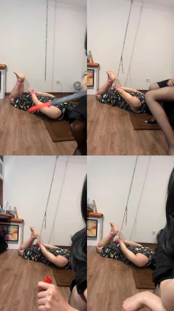 【周蜜】捆绑束缚/强制窒息/戒尺暴打/全体重踩踏