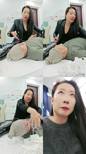 【冷S】挑战超强手深喉/灌酸奶/吃浓痰鼻涕