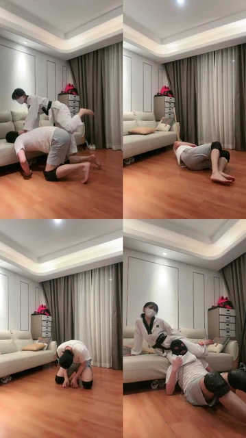 【暴主s】黑带女神爆打入室劫匪