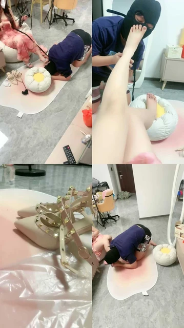 【小甜泡泡】御姐范铆钉高跟欺负奶狗