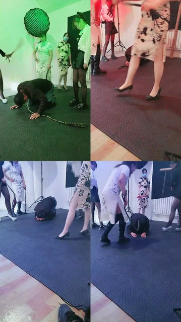 【疼痛挨打狗】四女王重度鞭打
