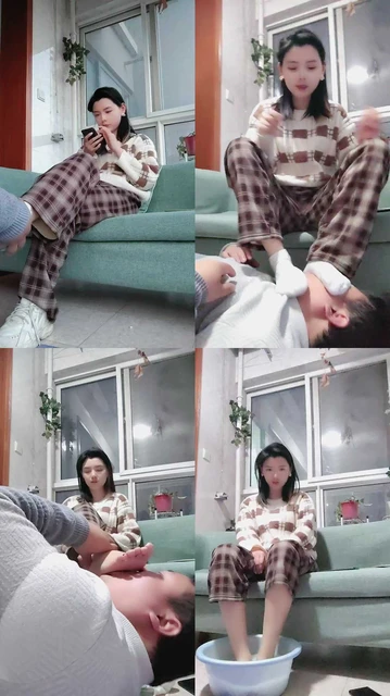 【紫烟s】玩脚下的贱货