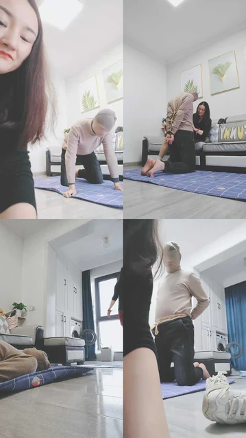 【飞扬】运动鞋白袜强制踢踹