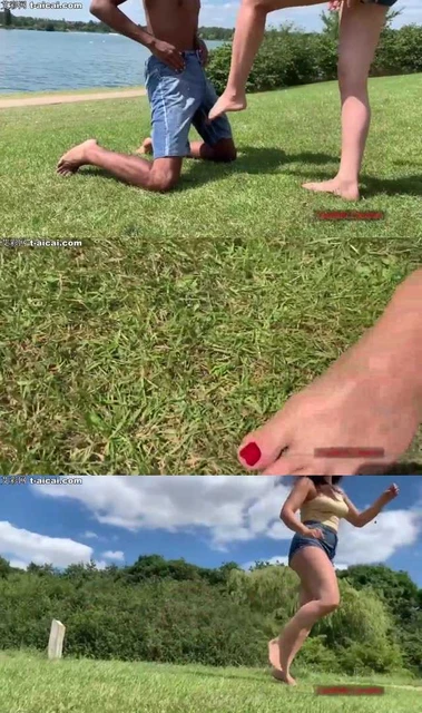 【欧美女王】狠!超凶残户外助跑踢裆女神暴力跺踩踢废贱奴倒地打滚痛苦不堪