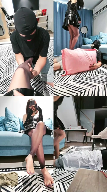 【岚琳】高跟黑丝踢裆/抽耳光/堵嘴