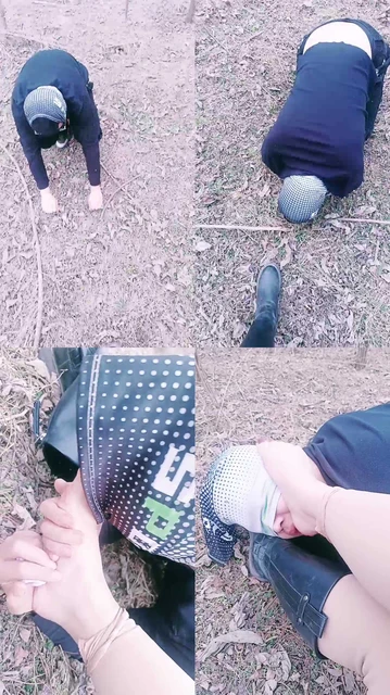 【长沙乂乂】户外遛狗跪舔长靴