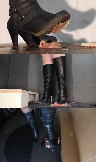 【欧美女王】C4自购首发-(超级第一视角沉浸式人皮地毯长靴篇)