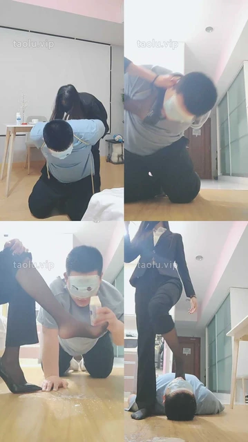 【美娜格格】剧情-霸道总裁归来-捆绑/舔地板酸奶/脚深喉/揪耳朵