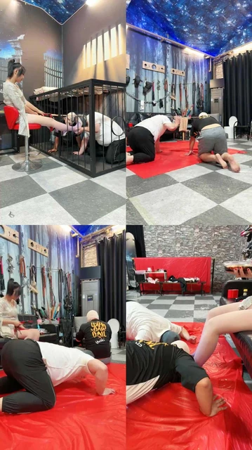 【红焱】双M-狗笼囚禁/骑马转胯/直接圣水/踩踏喂食