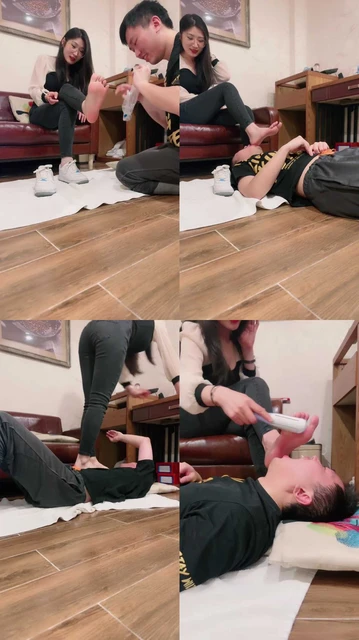 【冷凝大大】吃脚皮/裸足全体重踩踏