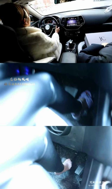 【冰时代】【彤彤】彤彤凉鞋丝袜开车踩油门