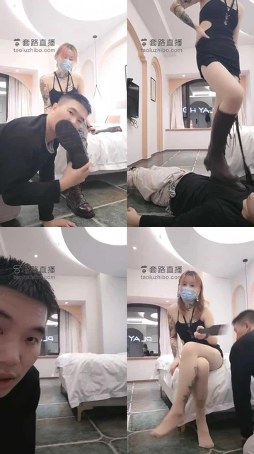 【重庆男神】酒吧陪酒女长靴暴虐