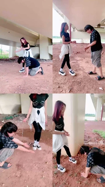 【术术】瑜伽老师户外虐-舔闻脏鞋白袜/踩踏/遛狗