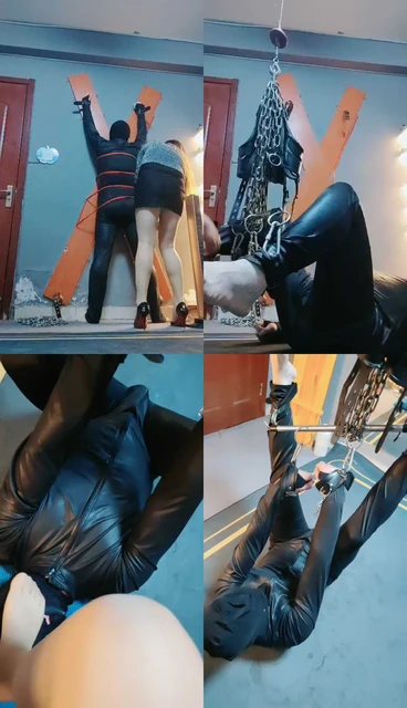 【东营天香百合】捆绑十字架/重度鞭打/肉丝脚捂脸/高跟踩踏