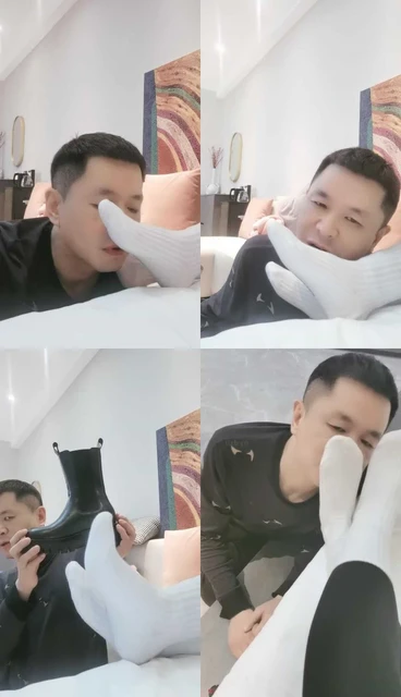 【文文文】沉浸式-闻舔素人的原味白袜