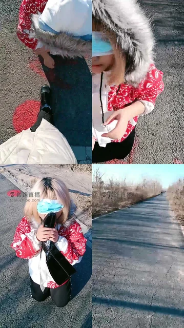 【十三妹】户外大坝旁溜母狗