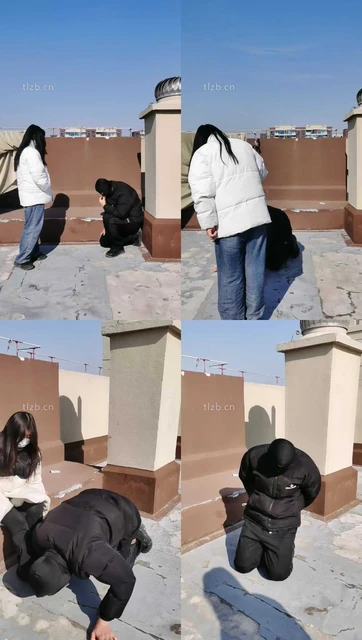 【阿北】带素人妹妹户外调-遛狗圣水口水