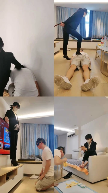 【暴力美学】白领高跟诱惑狗奴