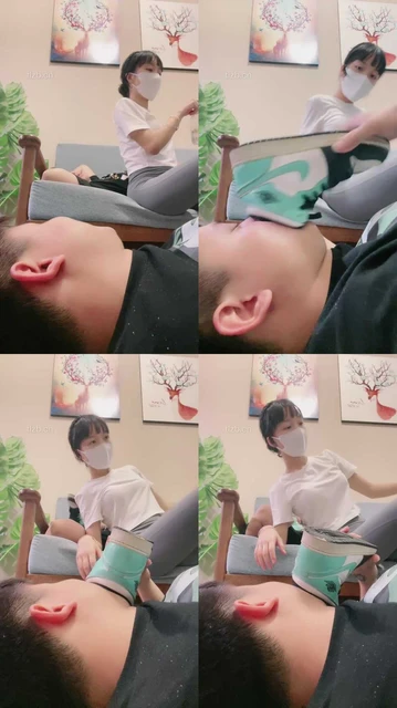 【柔儿公主】脏鞋臭白袜踩脚垫