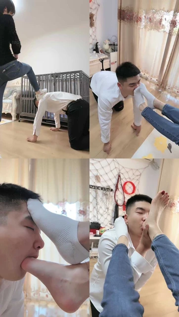 【爵恋霸主】小白鞋-舔脏鞋底/闻原味白袜