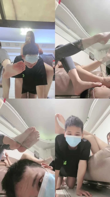 【倪梵】双S-原味裸足踩狗脸