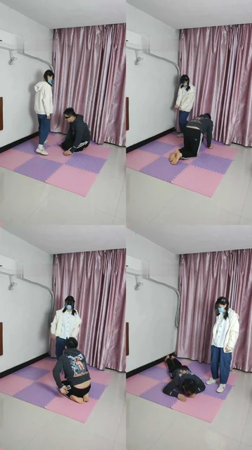 【最抗揍M】被素人学生妹子虐打