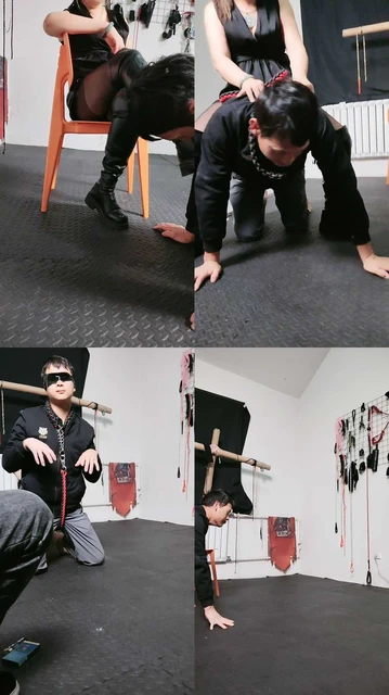 【Ms慕丝】新狗来了骚姐亲自调教