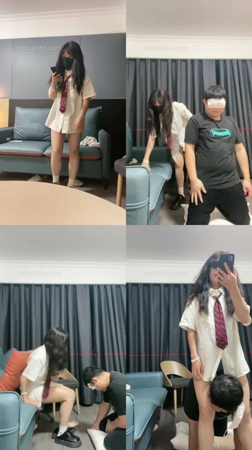 【小乔】萝莉学生主白袜羞辱肥狗