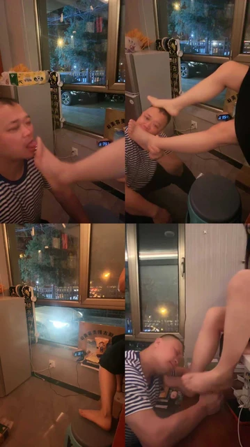 【夸梨】吧台舔脚专场