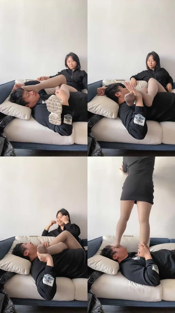 【迦娜】高跟丝袜美腿蹂躏地毯狗【上】