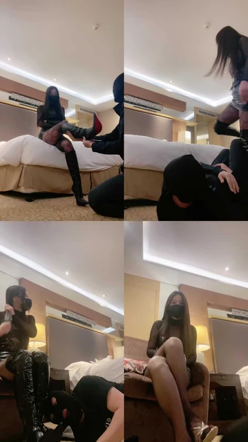 【仙女殿下】御姐模特-长靴全体重踩踏/重度提档/骑马/黑丝捂脸