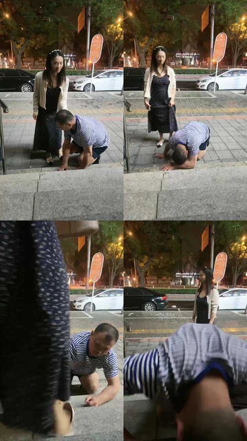 【夸梨】户外调教多人围观