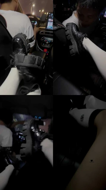 【不知名美女】漂亮车模S-车内玩虐素人司机