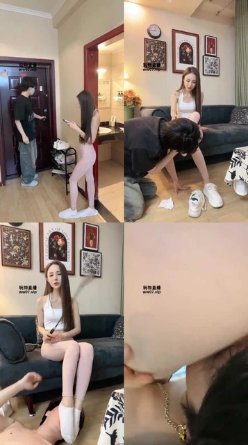 【冰冰女神】邻居偷鞋被发现