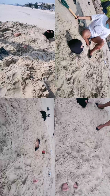 【妲己】沙滩活埋狗奴