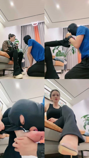 【沐阳大小姐】重刑惩罚偷闻高跟鞋的小屁孩