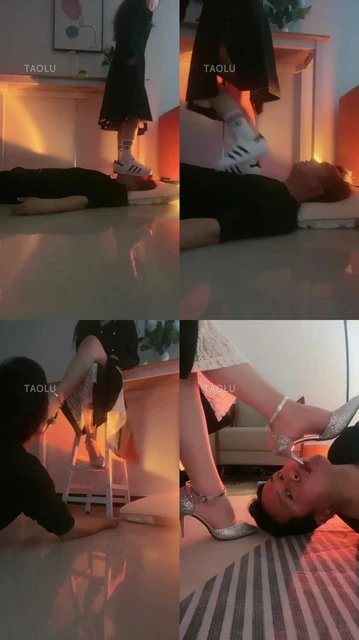 【九九女王】白袜白鞋全体重踩踏/碾压/深喉