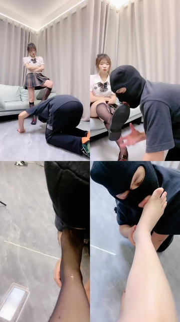 【小妍】JK皮鞋黑袜-踩踏/提档/骑马转胯