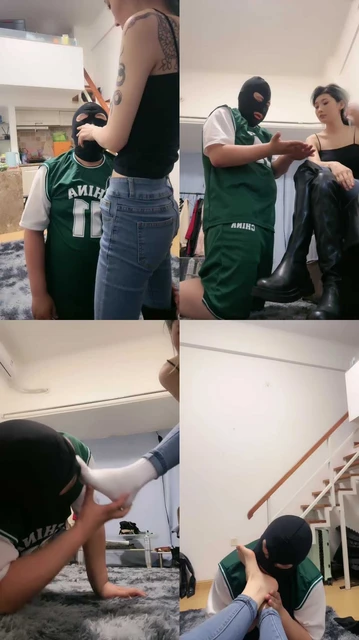 【兔兔大人】长靴踩踏/重度提档/白袜裸足跪舔