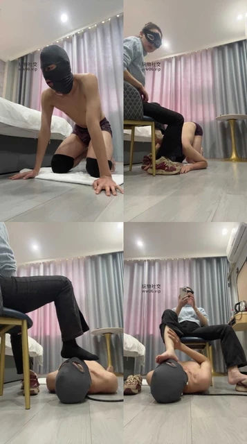 【姗姗】骑马/舔脏运动鞋黑棉袜