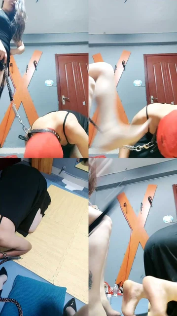 【东营天香百合】高跟鞋踩虐/虐乳/嘴叼鞋