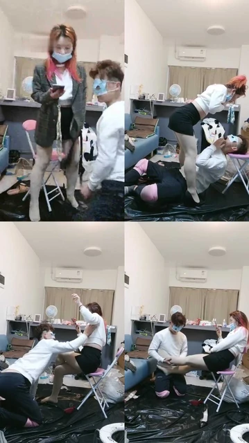 【佛山佛果】开发素人腿绞/踢裆/口水痰/踩踏/耳光/坐脸/舔脚