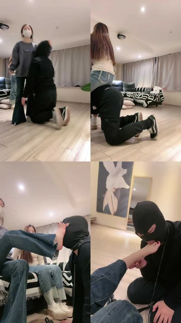 【九九女王】双S-教训出轨男-遛狗爬行/骑马/舔脏鞋底/踩踏