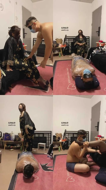 【心魔】保鲜膜木乃伊全包