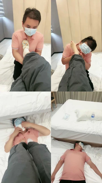 【小原妈妈】原味白袜气味辱/踩踏