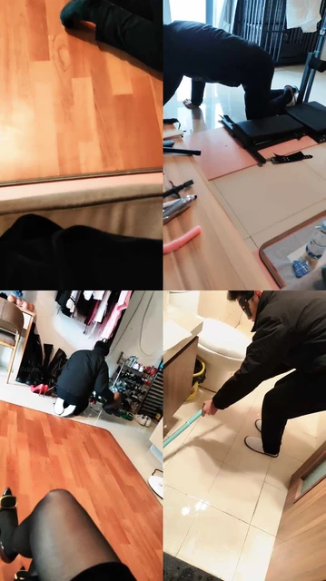 【蛮蛮女王】奴隶下跪做家务