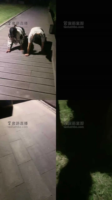 【雨琦】车模深夜户外遛狗