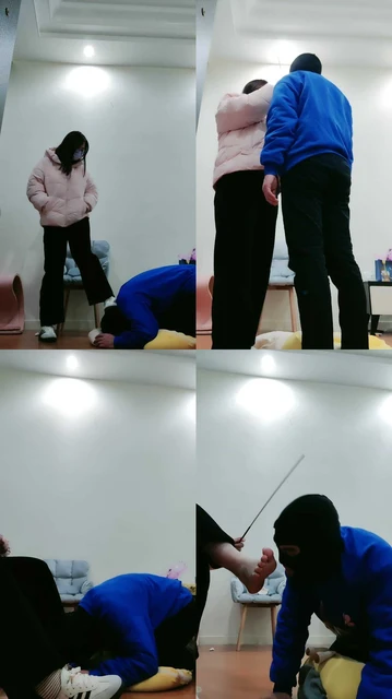 【樊樊大人】舔闻脏鞋棉袜/藤条狠抽【双视角版】