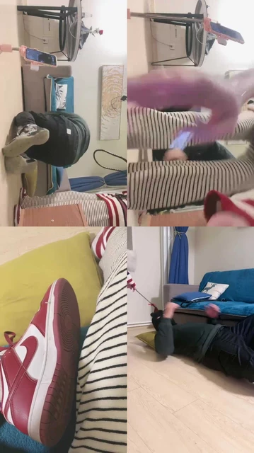 【酒酿丸子】双S学生妹运动鞋狂踩【续集【双视角版】